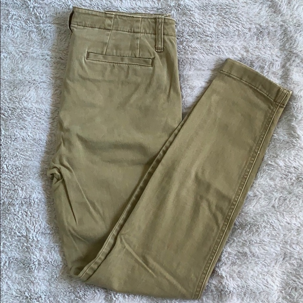 J. Crew army green pants